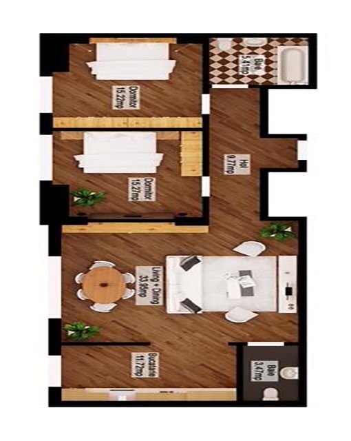 3 camere || Dorobanti Beller || loc de parcare - Schiță 18