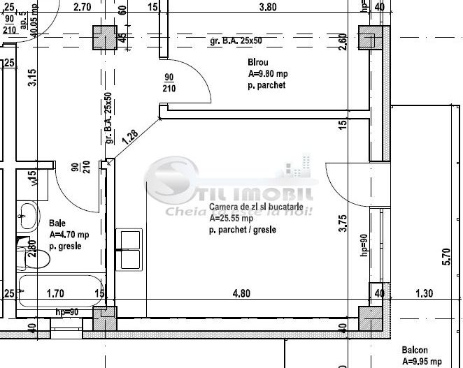 Apartament 2 camere decomandat|Rediu|78.000€ | 0% comision - Poză 4