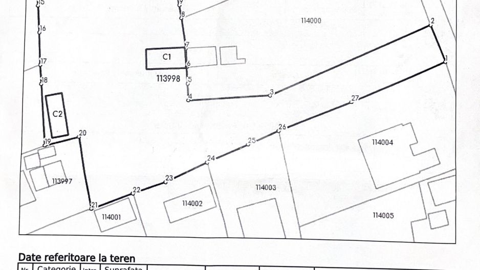 Teren intravilan 2562mp Loc 23 August | Ideal locuiță sau casă vacanță - Schiță 10