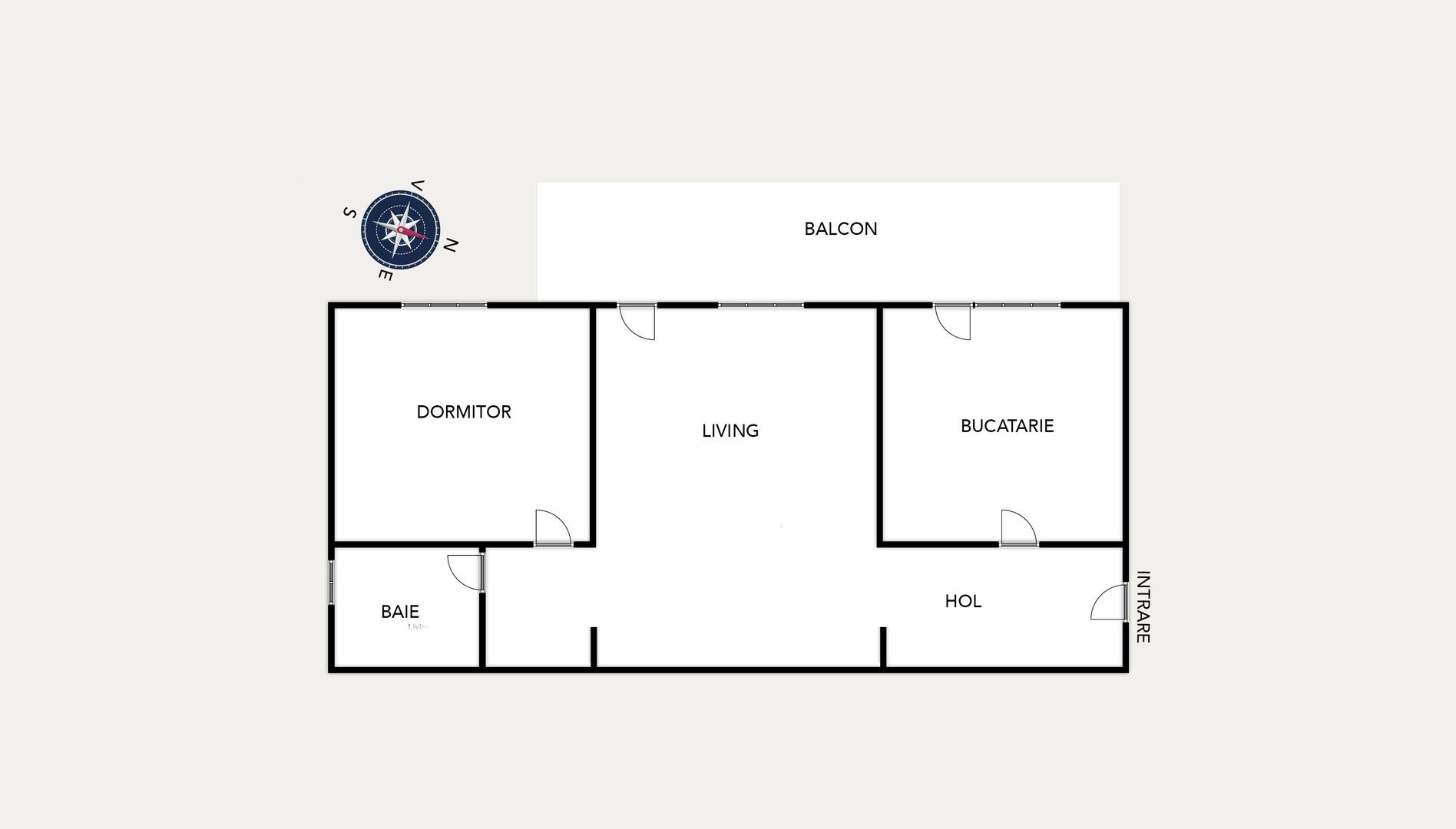 Apartament 2 camere | 68mp + balcon | parcare* + boxa | zona FSEGA - Schiță 8