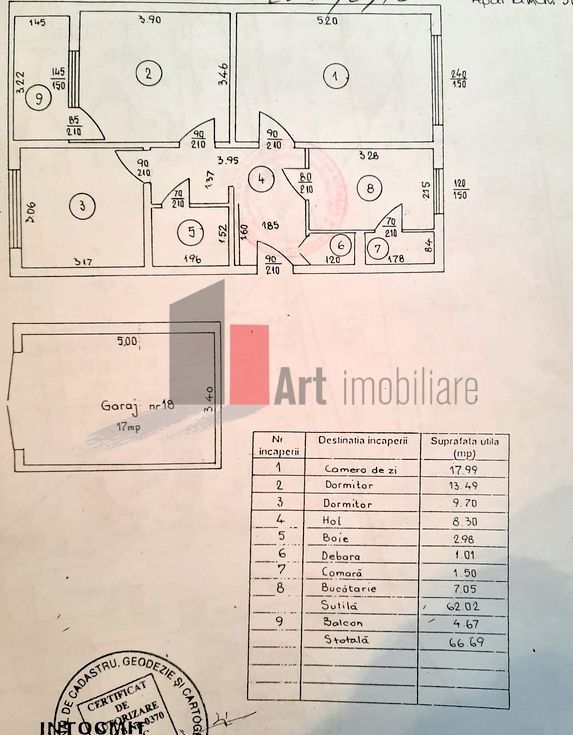 Apartament 3 camere Dr.Taberei - Schiță 12