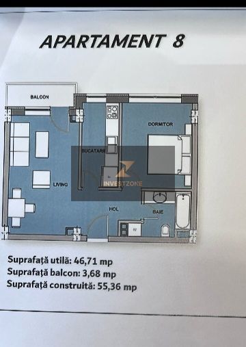 InvestZone vinde apartament 2 camere zona centrala - Poză 3