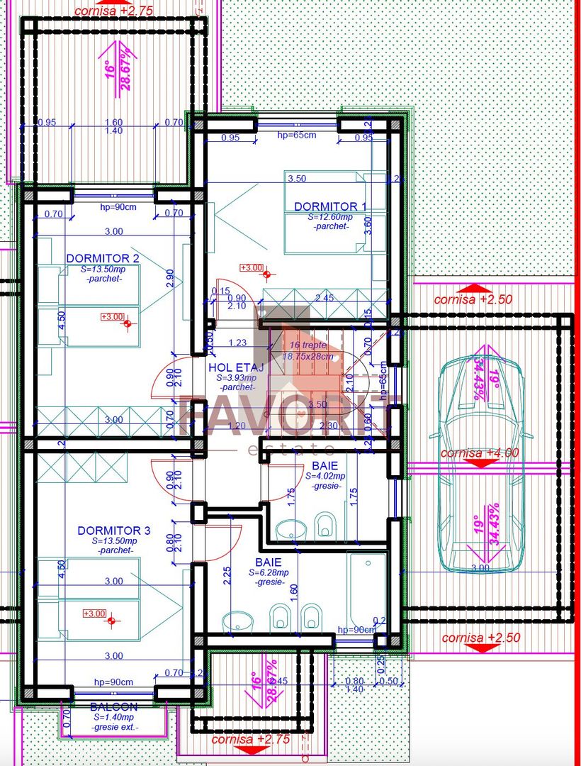 COMISION 0%. Duplex despartit prin garaj finisat la cheie in Dumbravita - Schiță 5