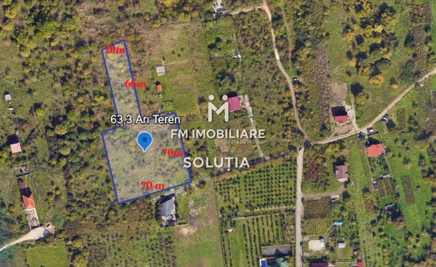 Teren 63 ari, Victoriei zona STO - Poză 1