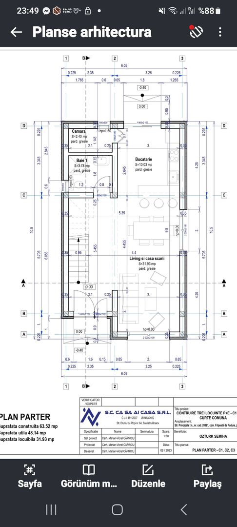 Teren 1000 mp cu Autorizatie valabila de Construire pentru 3 Case P+1 - Poză 6