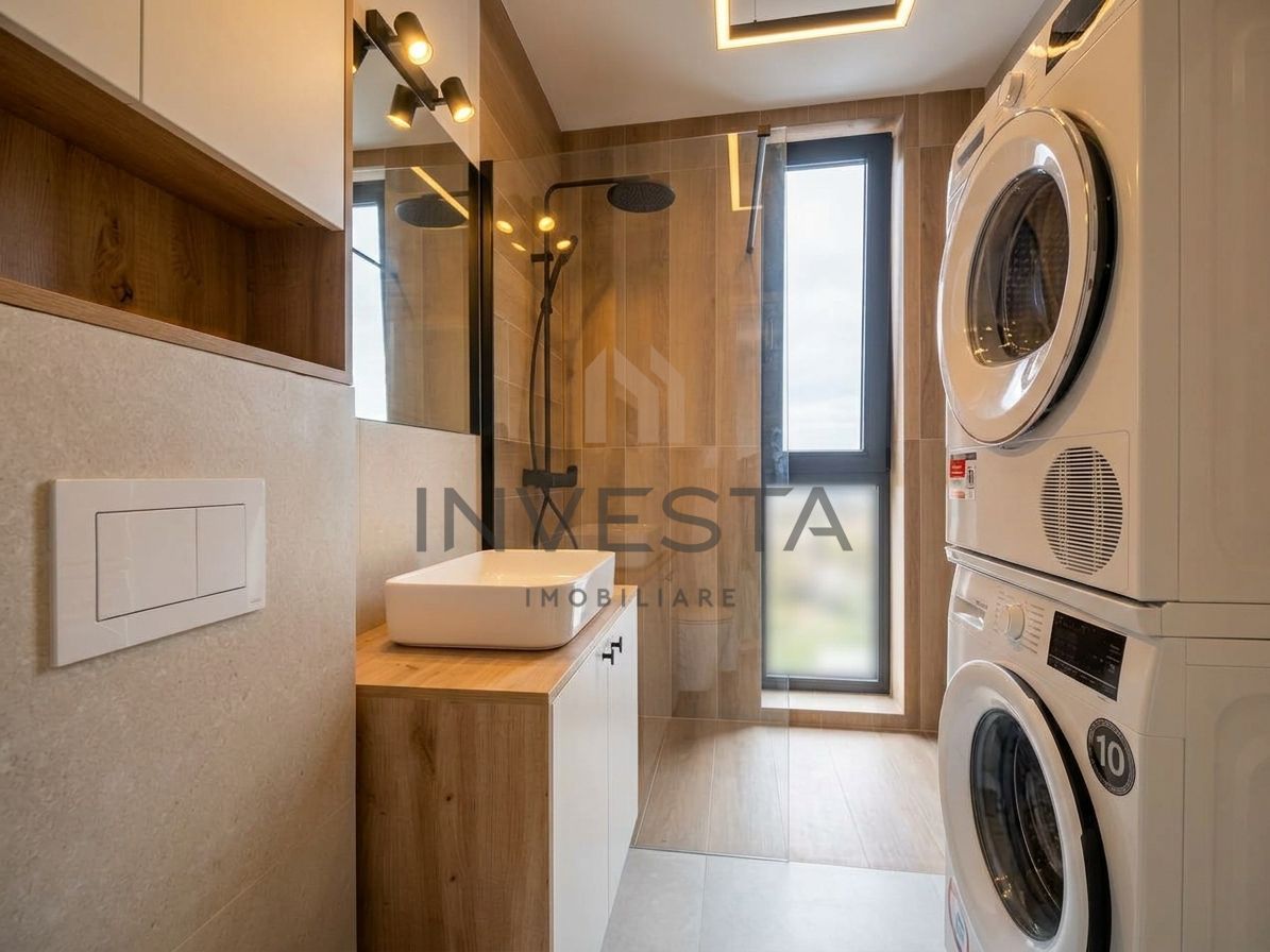 Apartament 2 camere modern cu 2 balcoane, parcare,bloc nou, Grigorescu - Poză 6