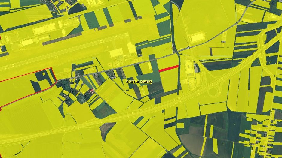 P 1191 - Teren de 5800 mp în jud. Mureș, Ungheni - Poză 2