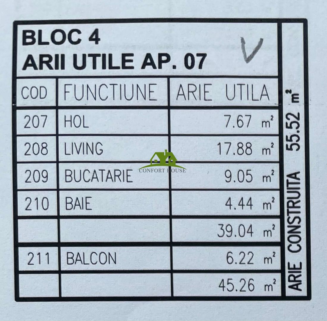 Garsoniera, bloc nou, P+3, Nr.07, Et.2, Bl.4 - CP2459638 - Poză 5