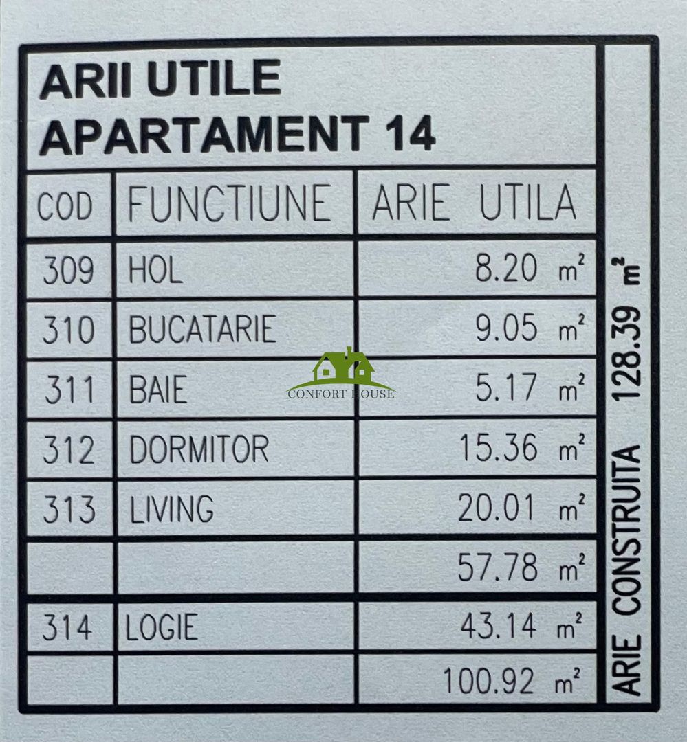 Apartament 2 camere, bloc nou, P+3, Ap.14, Et. 3, Bl.2 - CP2440232 - Poză 7