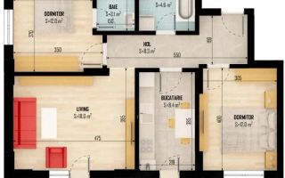 De închiriat 3 camere decomandat, mobilat modern, bloc nou 2024 - Poză 10