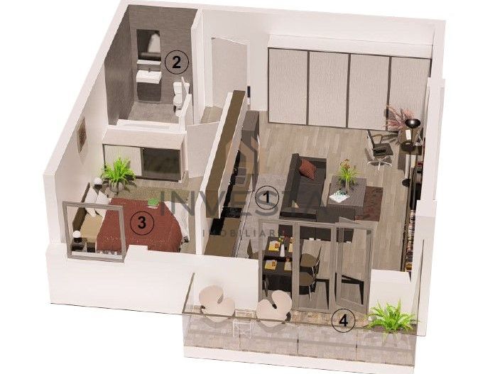 Apartament modern cu 2 camere, Florești – Parcul Poligon, bloc nou! - Poză 2