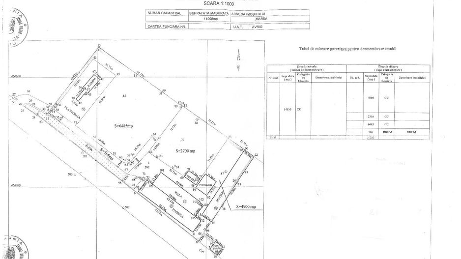 Hala de productie/depozitare si teren 15000 mp - Marsa -Sibiu - Schiță 4