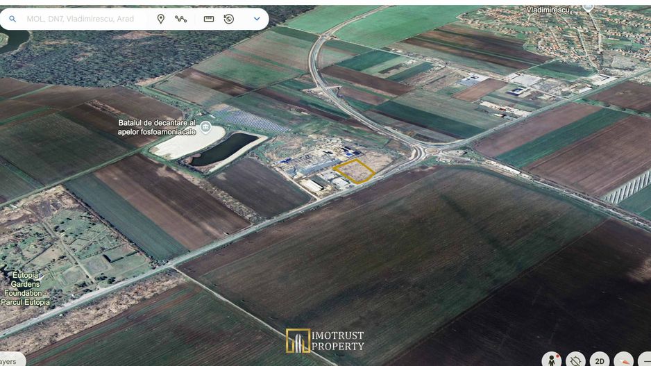 Teren de vânzare cu PUZ în curs – 9.662 mp, DN7 Vladimirescu, Arad - Poză 3