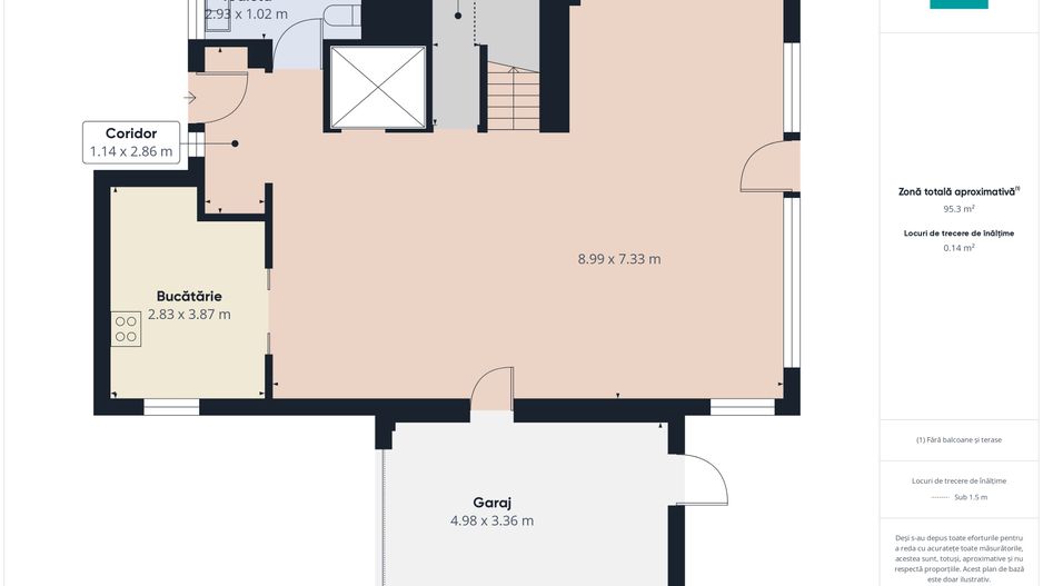 Vila Duplex 3 dormitoare cu garaj zona Școala Americană - Poză 12