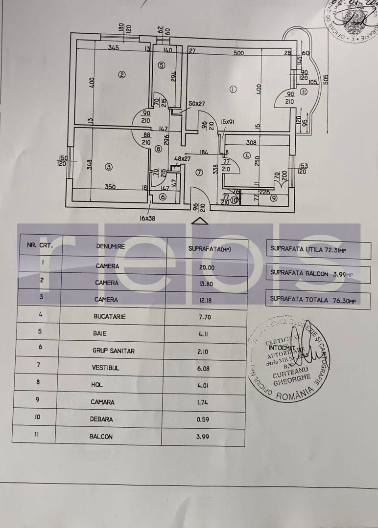 VANZARE 3 CAMERE | OCTAVIAN GOGA | UNIRII | SPATIOS BINE COMPARTIMENTAT - Poză 6