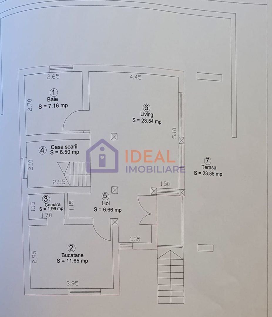 Casa Individuala Moderna cu 4 camere  si garaj, in Sura Mare - Schiță 16