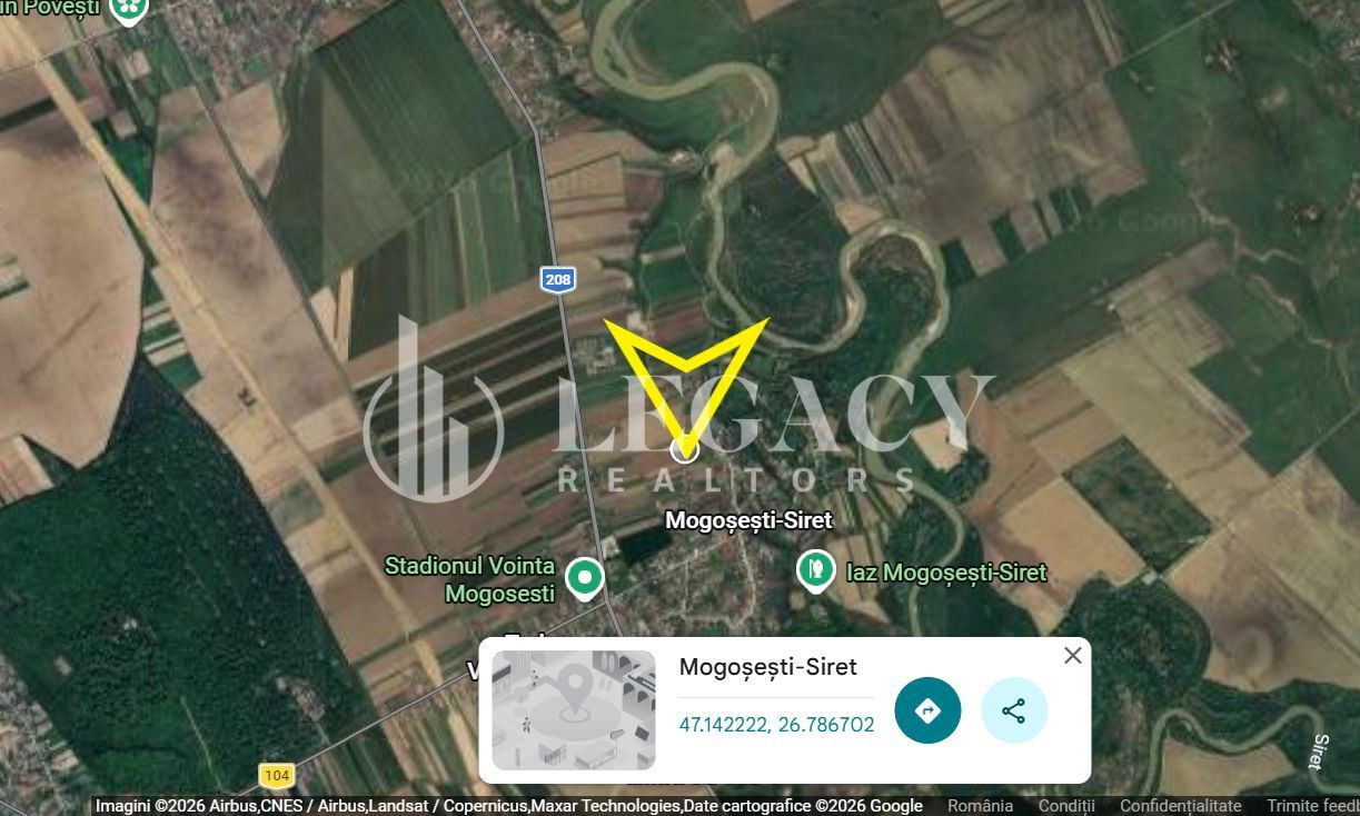 Teren pentru investiție, intravilan + extravilan, Mogoșești-Siret - Poză 3