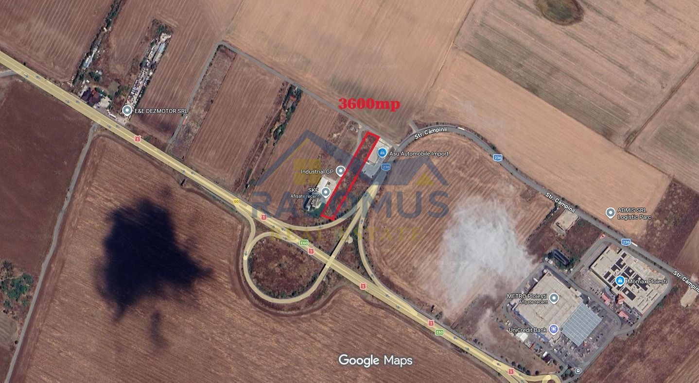 Teren industrial intravilan – 5.633 mp – deschidere 27 ml – acces DN1 - Poză 7