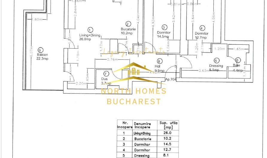 APARTAMENT 3 CAMERE |PIPERA |INCALZIRE GRATUITA |0% COMISION - Poză 15