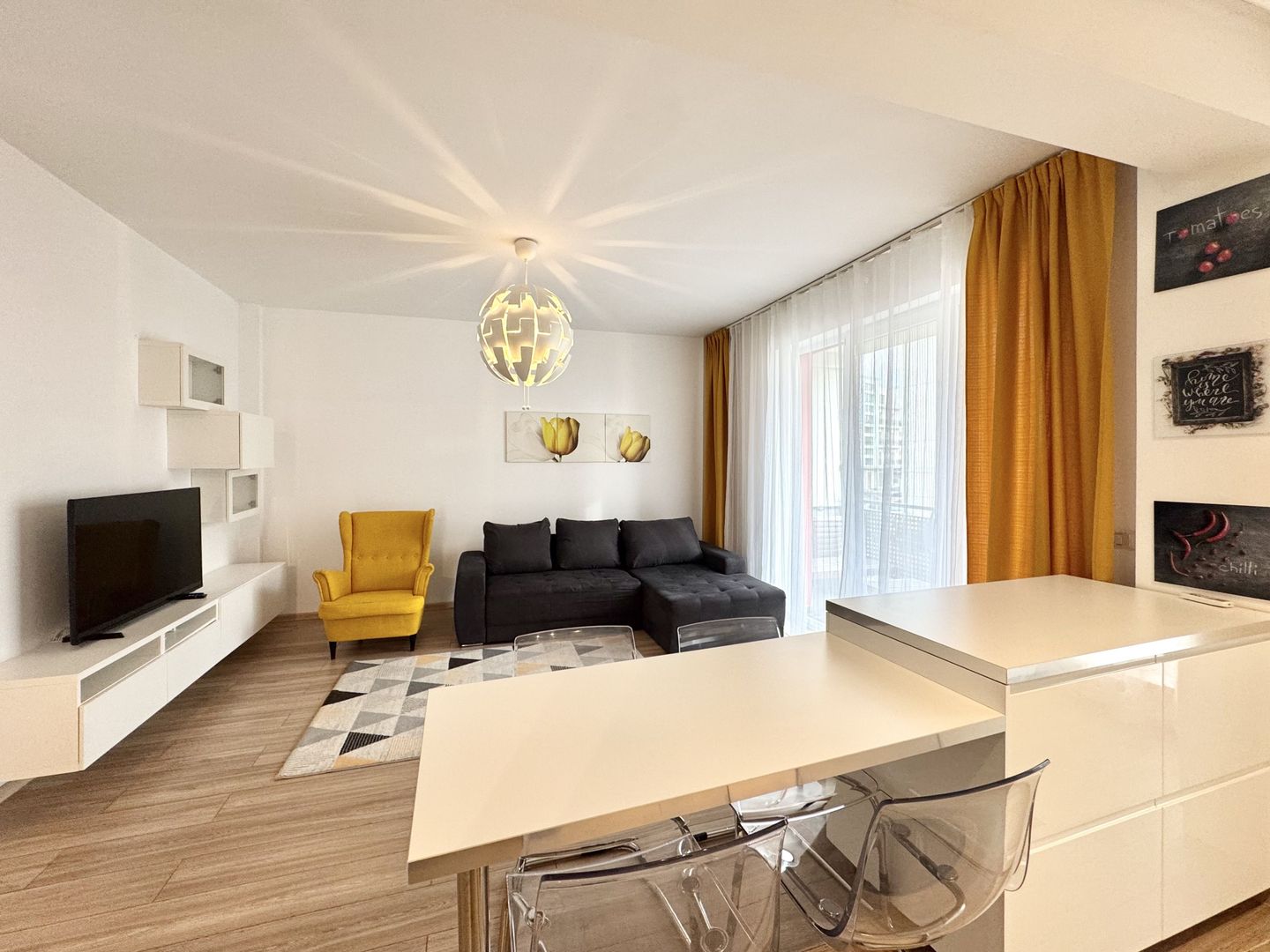 3 camere Braytim, modern, lift, etaj 1, balcon generos - Poză 5