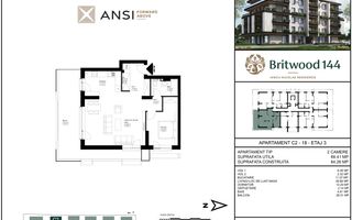 De vânzare apartament 2 camere – BRITWOOD 144, Iancu Nicolae - Poză 2