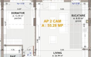 Apartament cu 2 camere/terasa 11 mp/ zona strazii Eroilor! - Poză 4