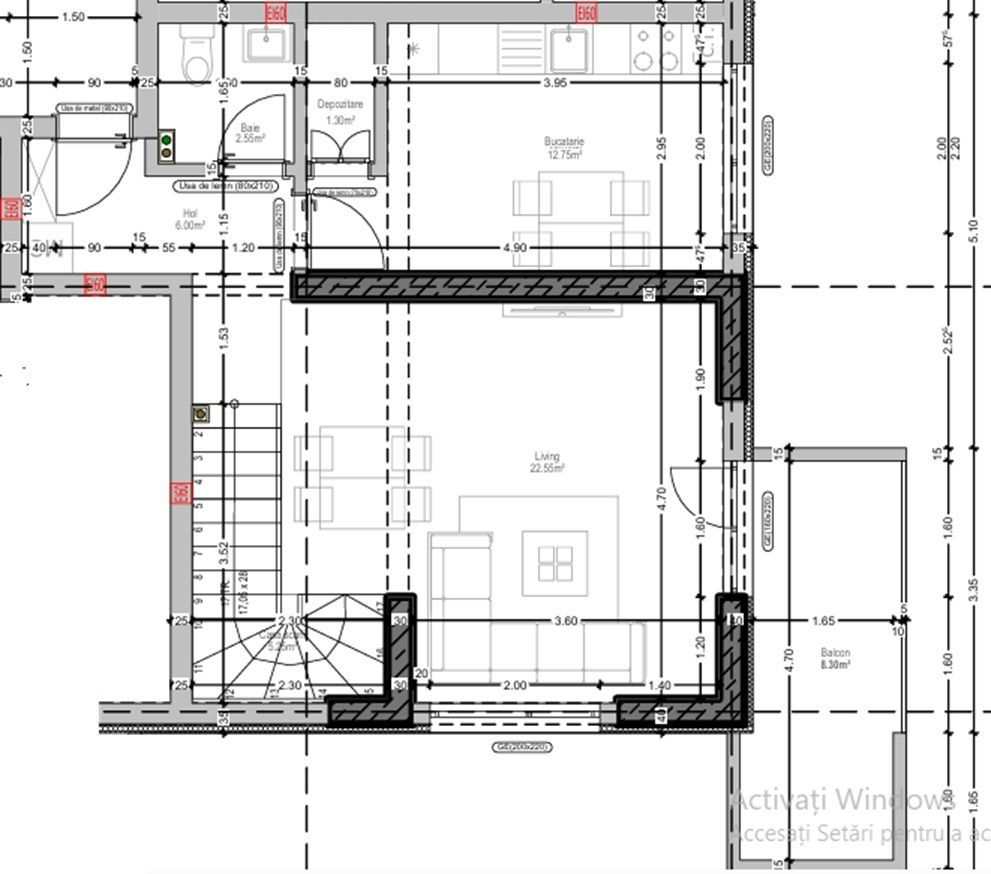 3cam.dec. duplex+terasa la et.7-8/5min metrou Berceni - Poză 2