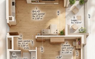 Apartament 2 camere premium | Smart Home | Zona Gării - Poză 5