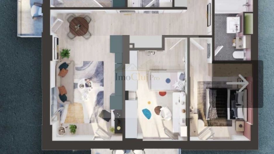 Vânzare apartament 3 camere in Elite City Cluj-Napoca, et 1, finisat - Poză 2