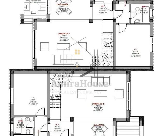 Casa tip duplex 125 mp utili, teren 500 mp, Feleacu - Poză 18