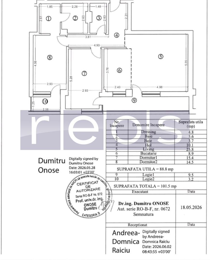 VANZARE 3 CAMERE DECOMANDAT | 90 MP UTILI | 2 BAI | 2 BALCOANE | STRAULESTI - Poză 9