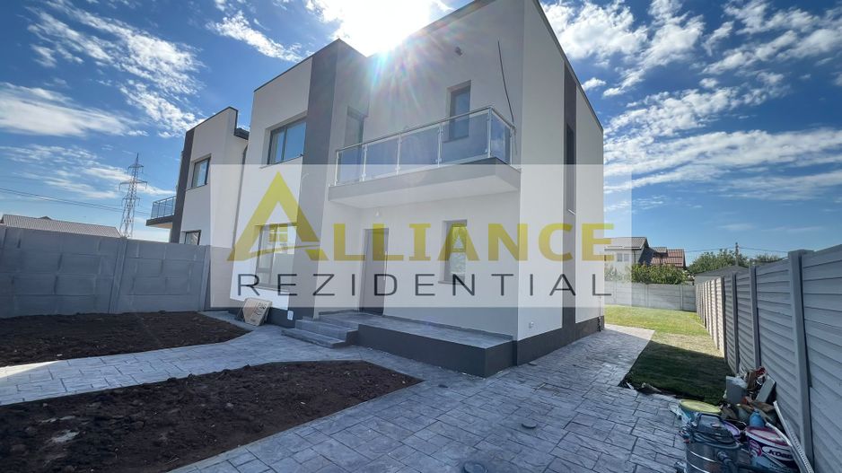 VILA INDIVIDUALA MODERNA SEMIMOBILATA -4 CAMERE-TEREN 375 MP - Poză 1