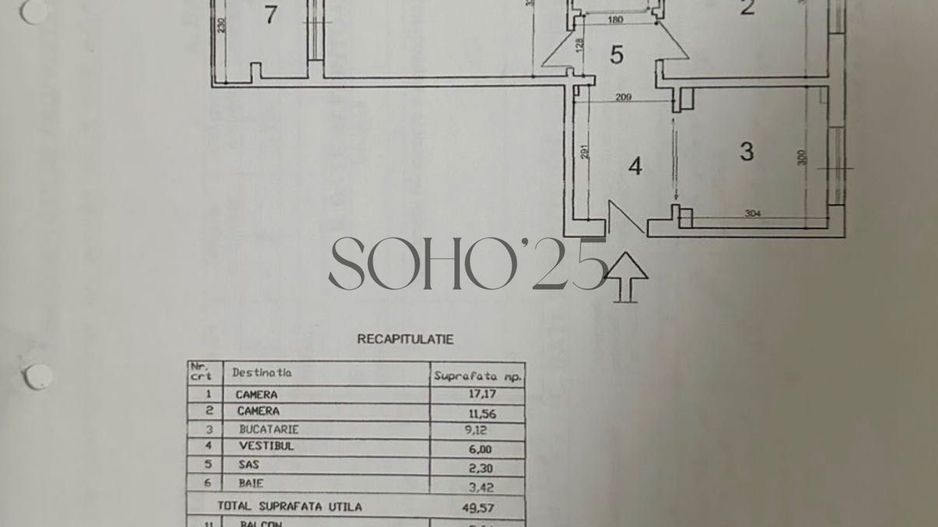 Apartament de vanzare 2 camere cal Dorobanti renovat si utilat recent - Poză 8