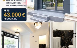 Spatiu comercial 12 mp, renovat total, Vaslui - zona Liceu Procopiu;
