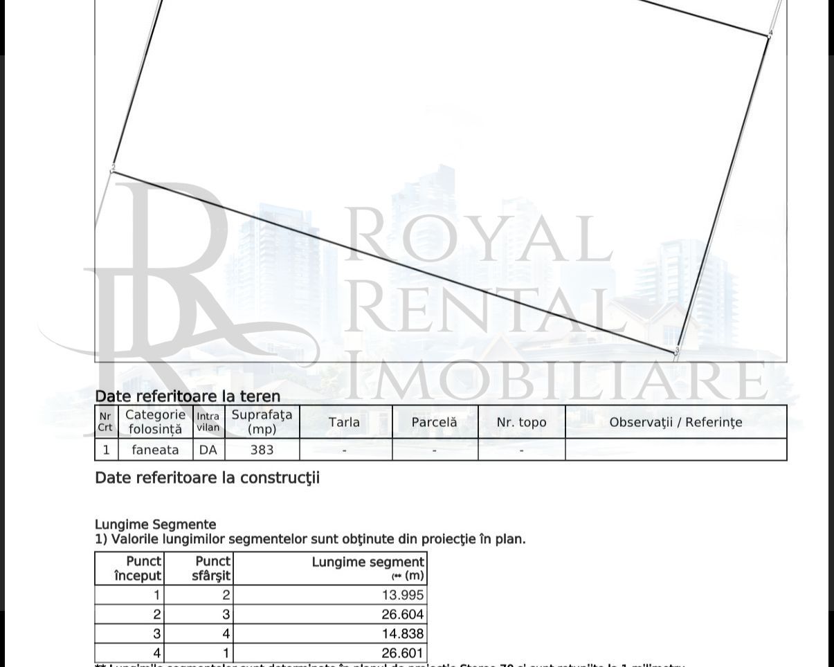 Teren intravilan 383 mp – Zona Buna Ziua / Hotel Italia - Cluj Napoca - Poză 3