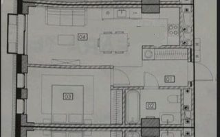 Vânzare, apartament, 1 cameră, bd. Renaşterii Naţionale, Râșcani - Schiță 3