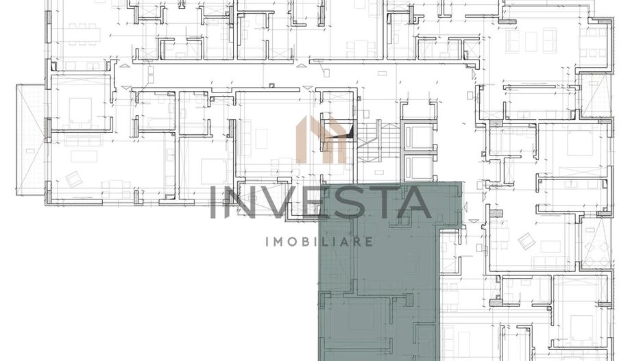 Apartament 3 camere de 80 mp, Constructie Premium, Andrei Muresanu! - Schiță 10