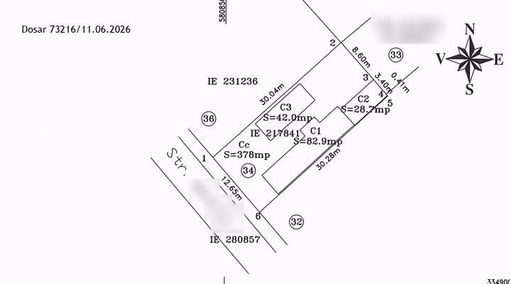 CASA DEMOLABILA | STRAULESTI | TEREN 378MP | DESCHIDERE 12.65 - Schiță 5