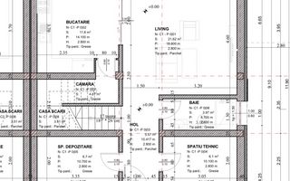 Casa nou 4 camere 129 mp utili Teren 250 mp zona buna Selimbar - Schiță 8