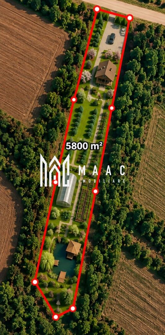 Teren 5800MPU I Arabil I Ideal Cabana I Construcții I Acces drumuri I Daia - Poză 1
