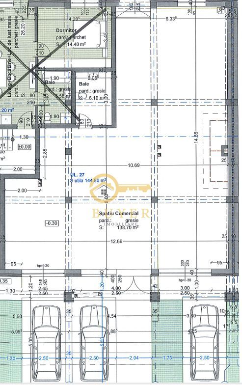 Spatiu comercial in Selimbar, ansamblu nou de blocuri, 144.80mp - Poză 3