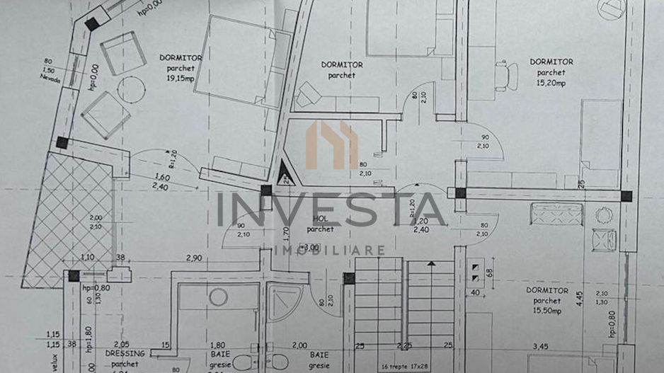 Casa individuala cu 7 camere, 260 mp, teren 900 mp, front 19m, Europa - Schiță 24