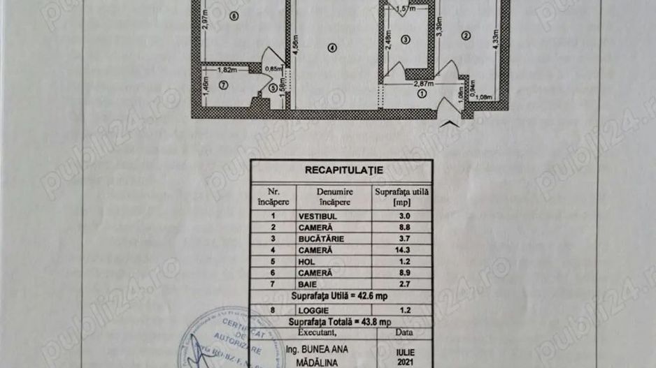 Vânzare ap.3 camere, sector 6 - Poză 6