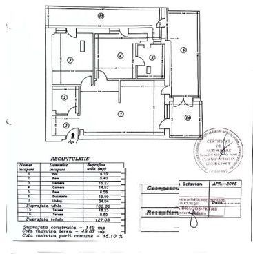 Apartament generos 3 camere | Aviatiei | 124 mp | Parcare | Bloc 2016 - Poză 7