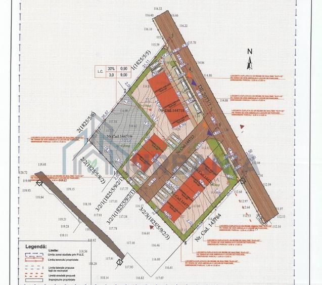 Teren intravilan Galata, 3.078 mp, PUD aprobat pentru 9 locuinte - Poză 1
