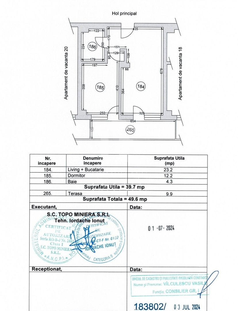 Apartament 2 camere | Loc de Parcare | Alezzi Odyssey | Mamaia Nord - Schiță 13