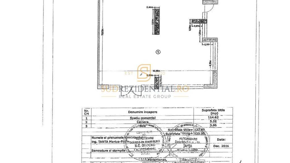 Spațiu comercial 240 mp, vitrină stradală, Metalurgiei Park, Sector 4 - Schiță 19