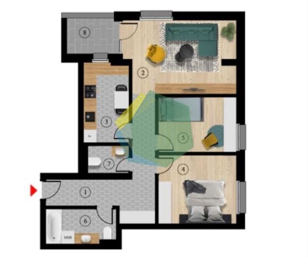 Apartament premium 3 camere, prima închiriere – Otopeni - Poză 10