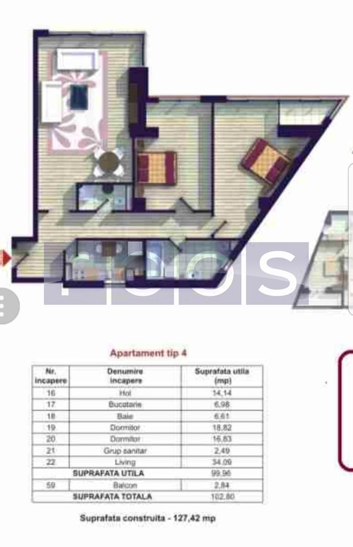 VANZARE 3 CAMERE | ZONA VITAN MALL | BLOC 2014 | - Poză 16