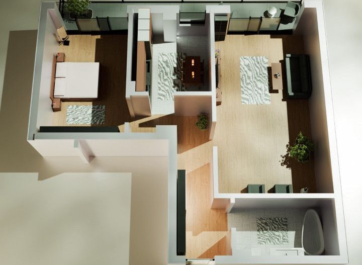 Tomis Nord - Vanzare apartament decomandat cu 2 camere,  bloc nou. - Poză 3